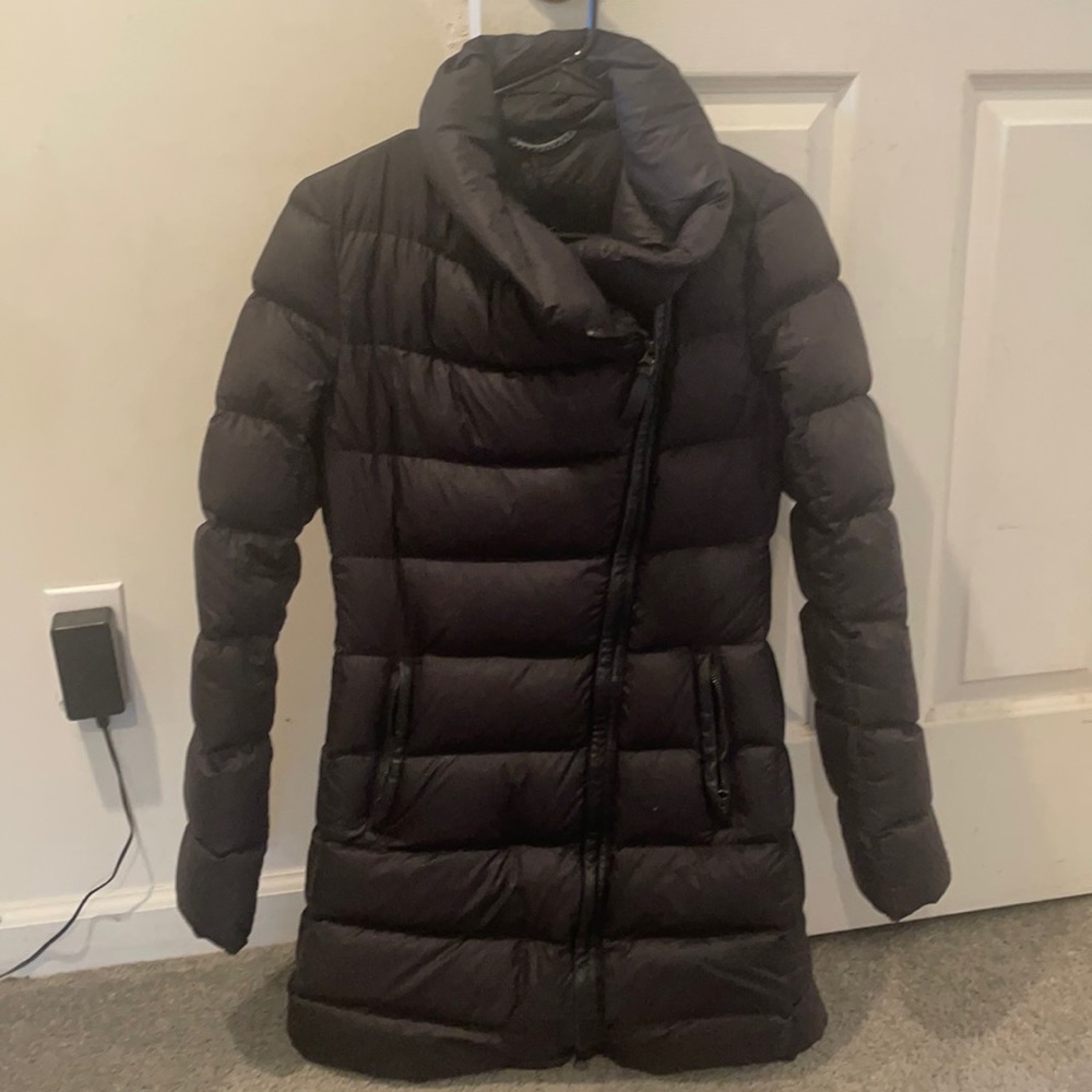 Mackage Long Down Feather Jacket/Black/Size Xs - image 1